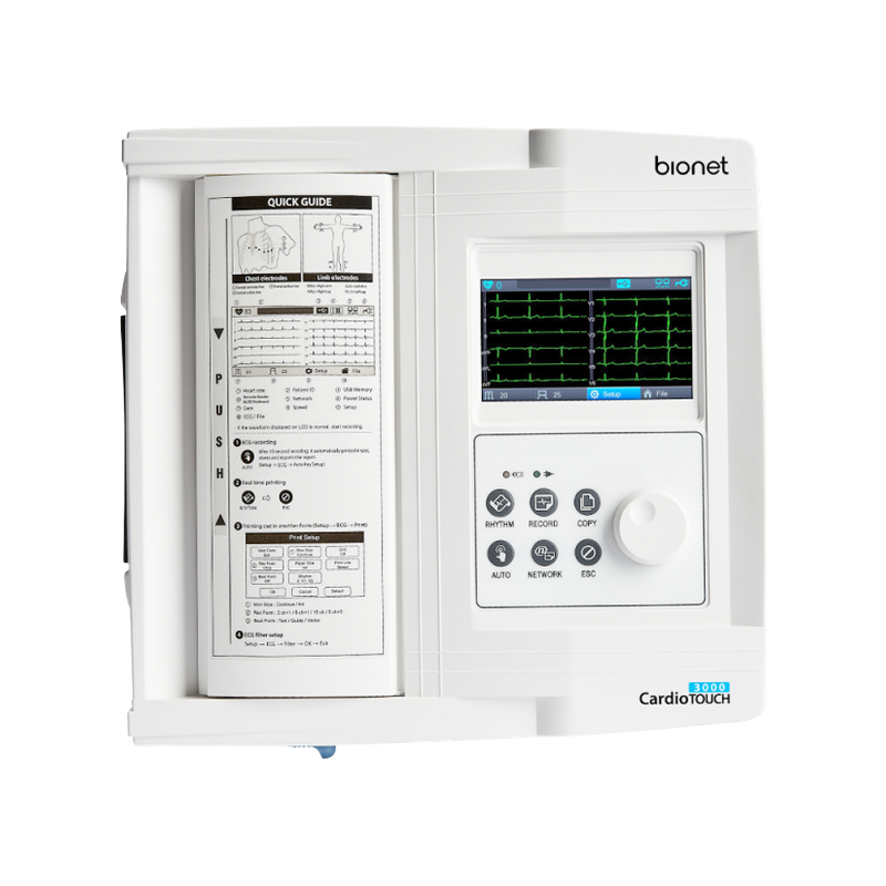 CardioTouch 3000 12-lead interpretive resting ECG, alternate view