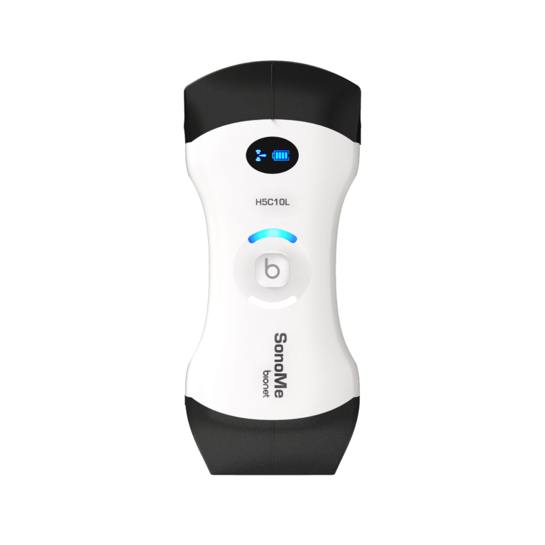 SonoMe H5C10L Dual Head wireless ultrasound transducer with integrated convex and linear probes for versatile point-of-care imaging
