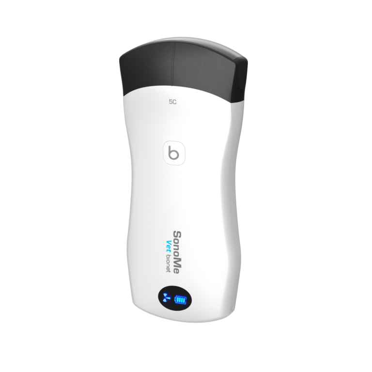 SonoMe 5C Convex for VET wireless array ultrasound transducer probe for veterinary abdominal point-of-care imaging