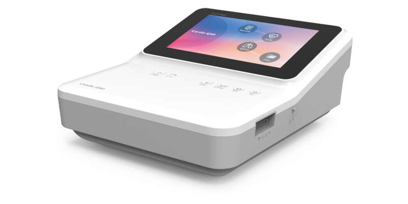 cardio-q50-resting-ecg-right-angle-view Bionet Cardio Q50 — premium 12-lead ECG with advanced rhythm and ST-segment analysis