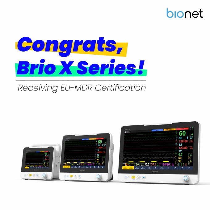 Brio X Series has obtained EU-MDR certification