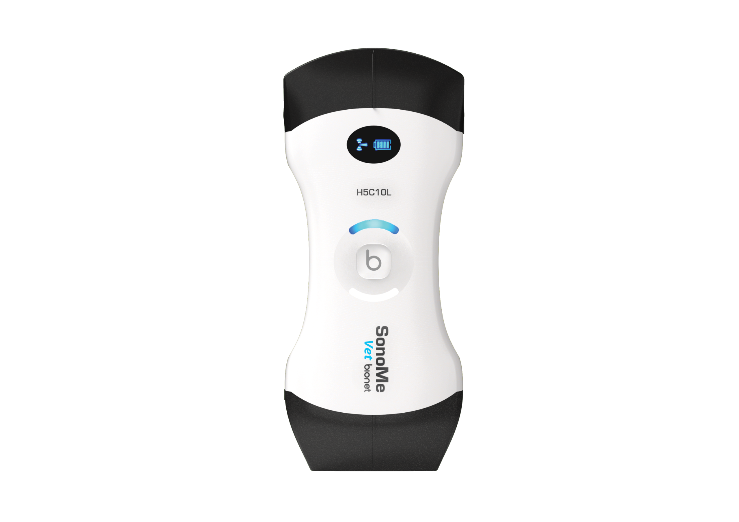 vet-h5c10l-dual-head Bionet vet wireless ultrasound — H5C10L Dual Head probe (convex + linear) for veterinary